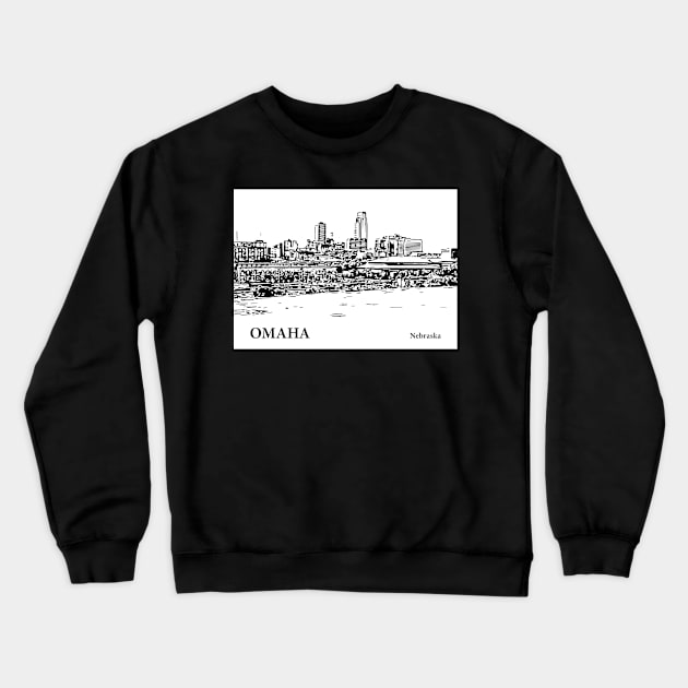 Omaha - Nebraska Crewneck Sweatshirt by Lakeric